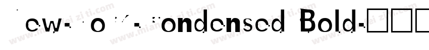 New-York-Condensed Bold字体转换